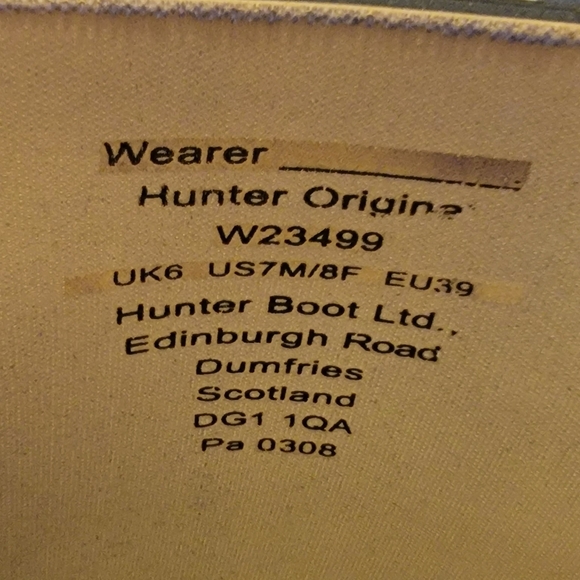 Hunter Classic Black Knee-High Boots With Liners! - Picture 2 of 9